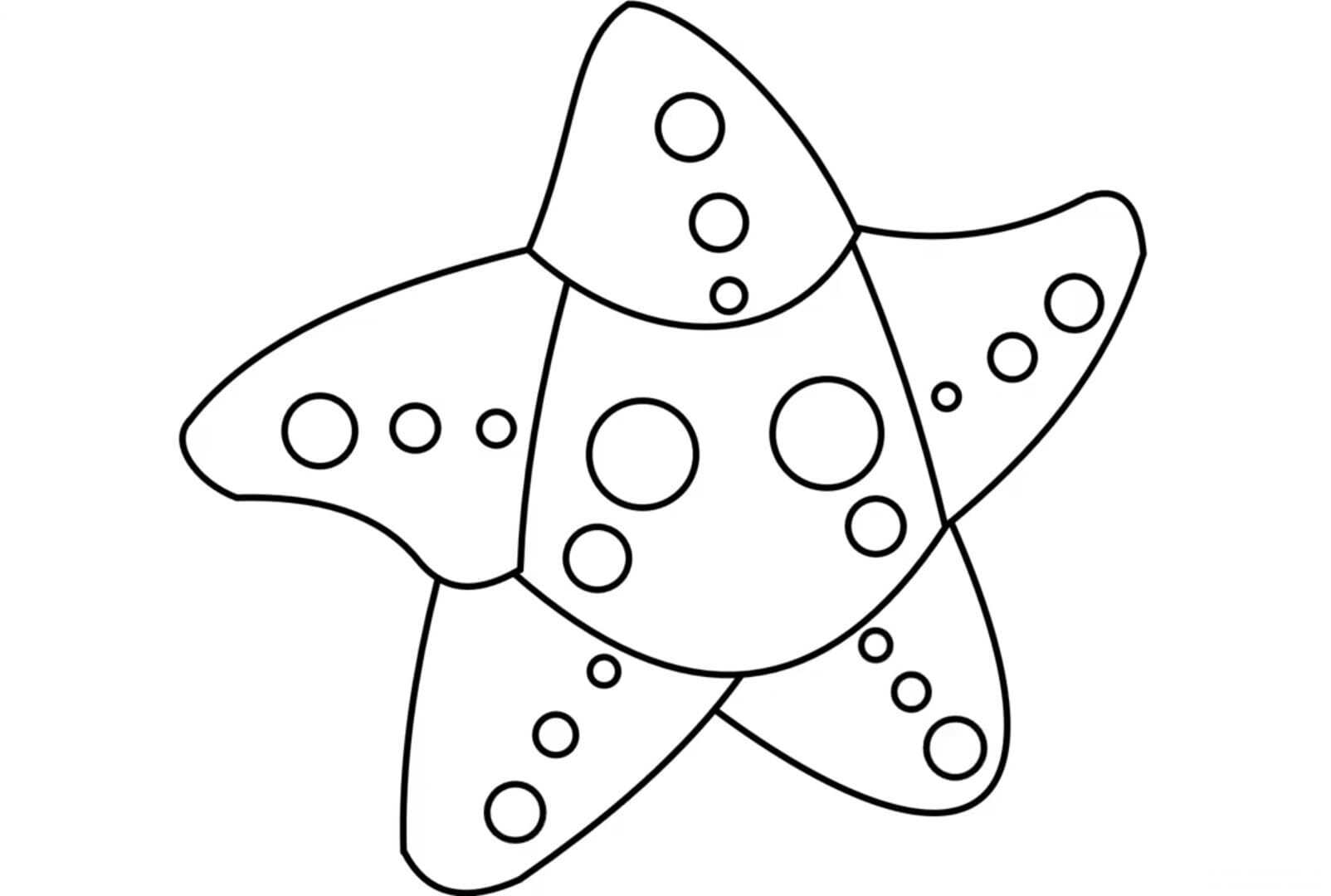 Adopt Me Starfish Has Three Spots On Each Arm Coloring Pages