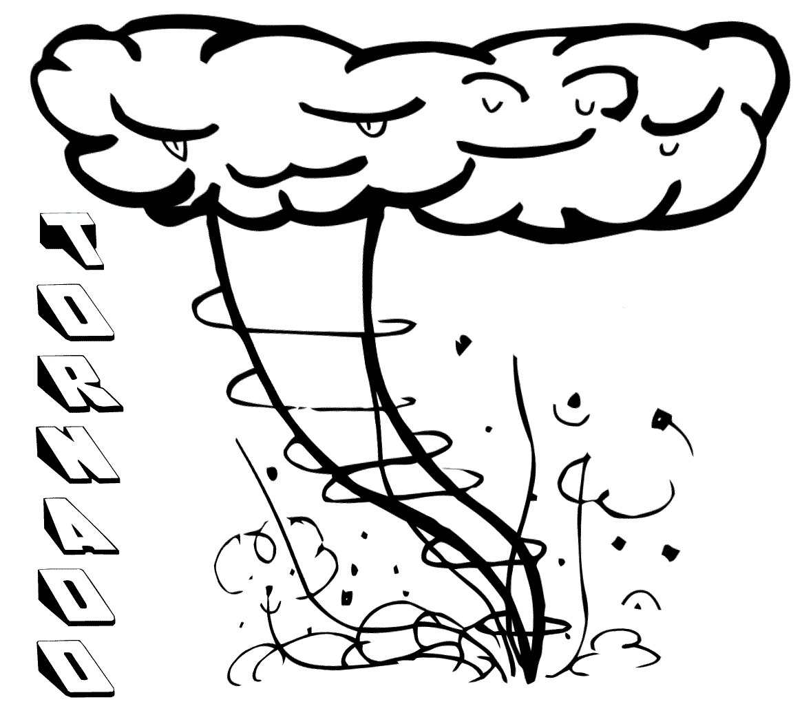 Tornado Coloring Page