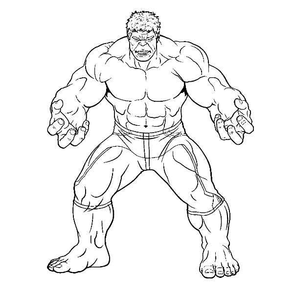 Avengers The Hulk Coloring Pages