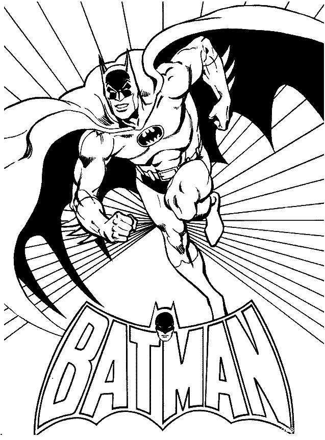 Dibujos para colorear de imágenes de Batman - Páginas para colorear de  Batman - Páginas para colorear para niños y adultos