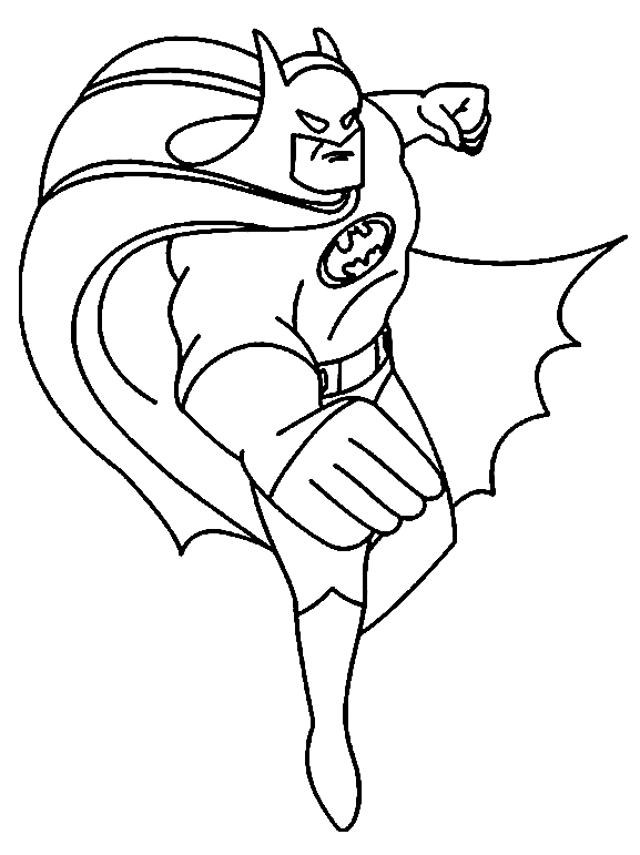 Раскраска Бэтмен 3