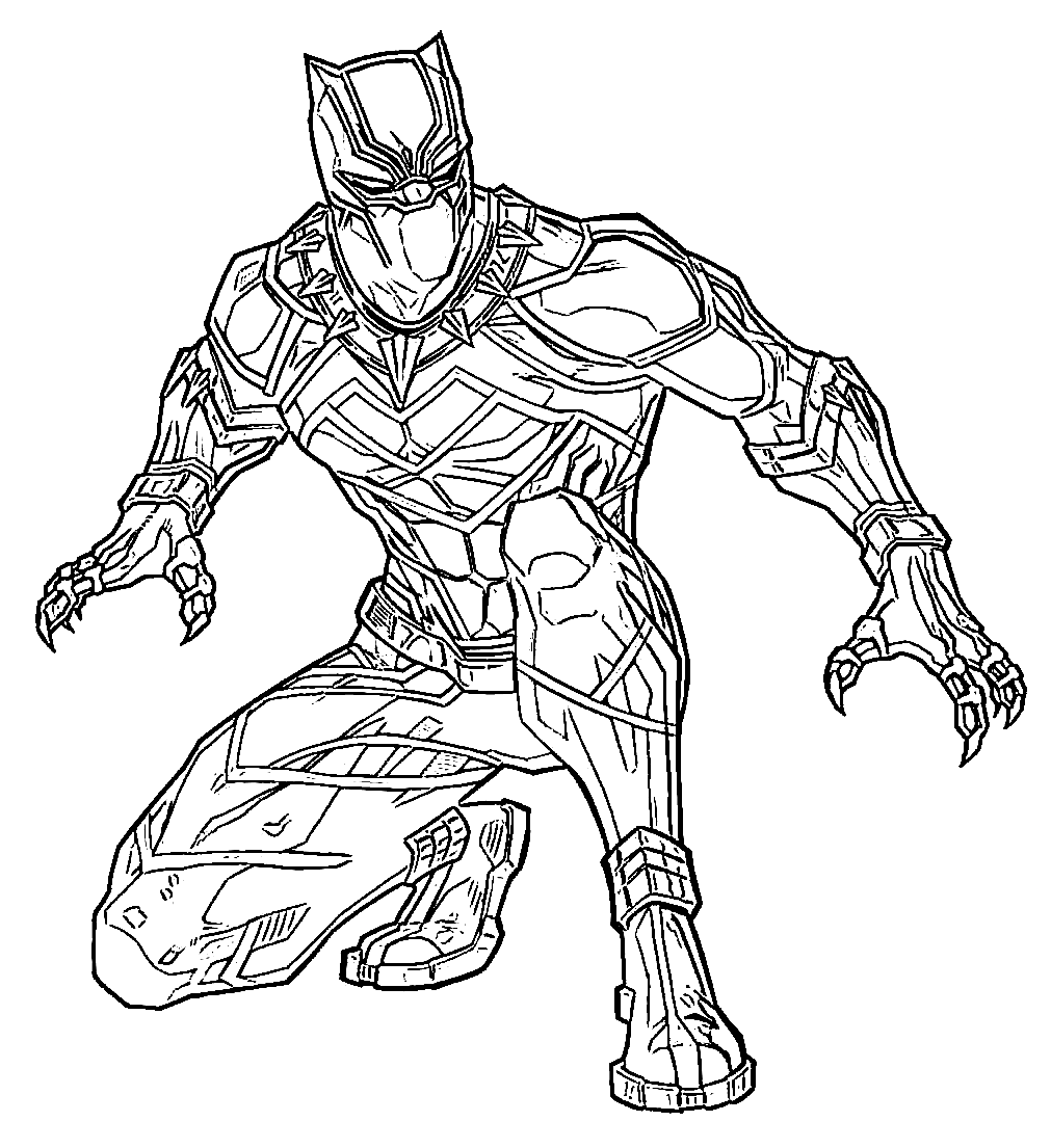 Black Panther usa una armadura de Vibranium antártico de Avengers