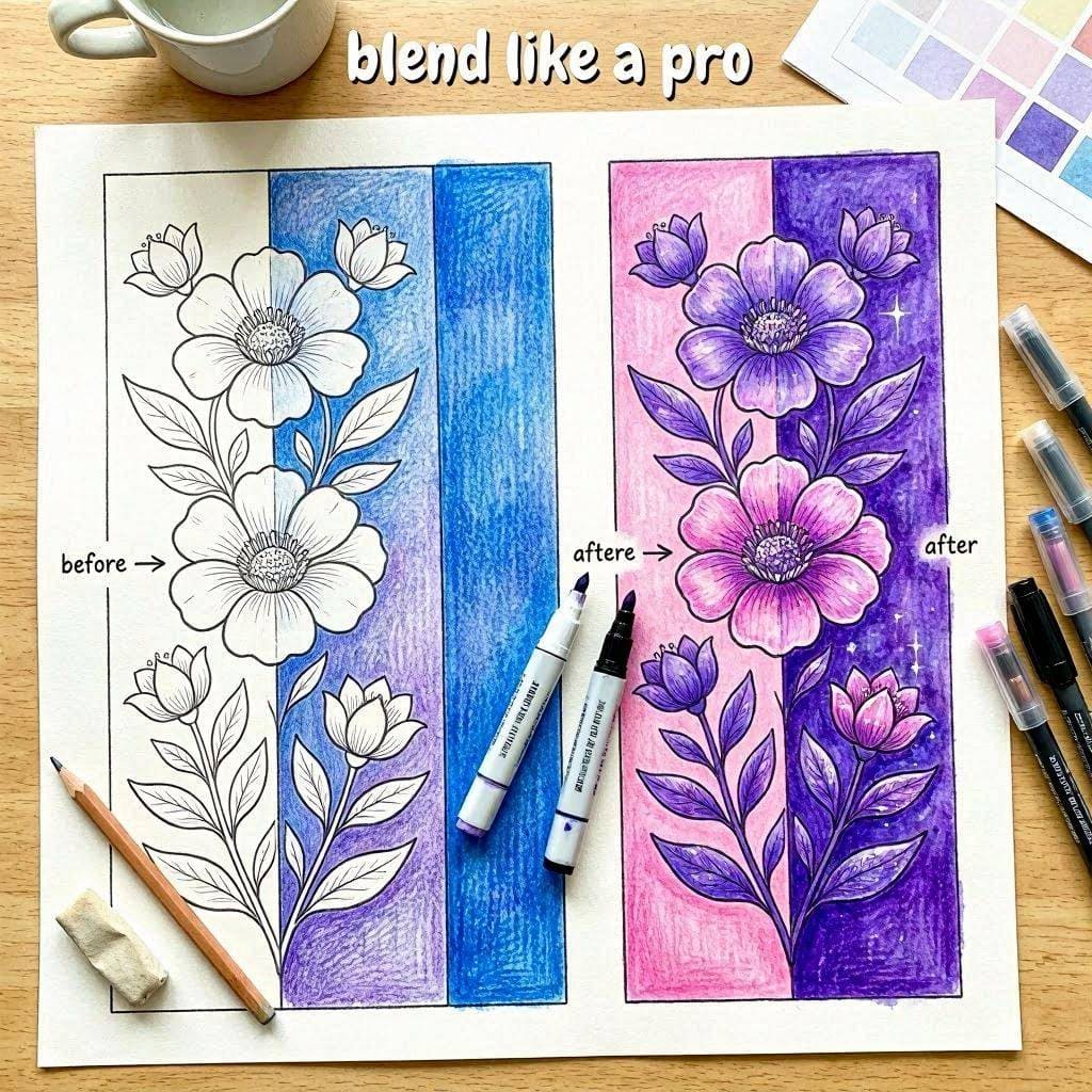 5 Best Coloring Tips for Adults to Relax and Create Mindfully 6 Experiment with Blending Techniques
