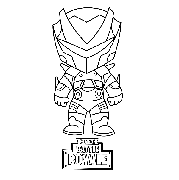Fortnite Baby Omega Coloring Page