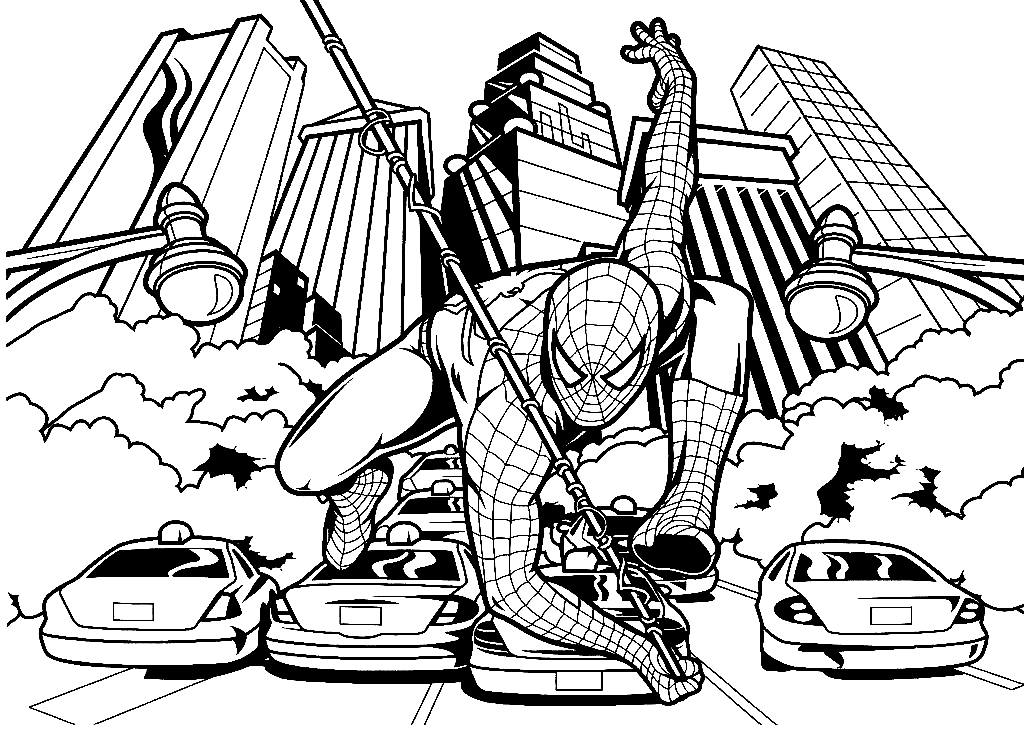 Good Spiderman Coloring Page