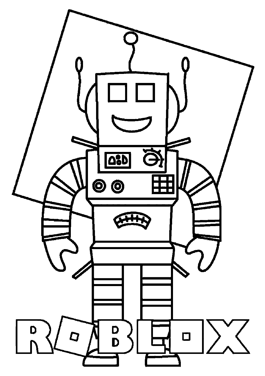 Roblox Builderman Coloring Pages - 2 Free Coloring Sheets (2021