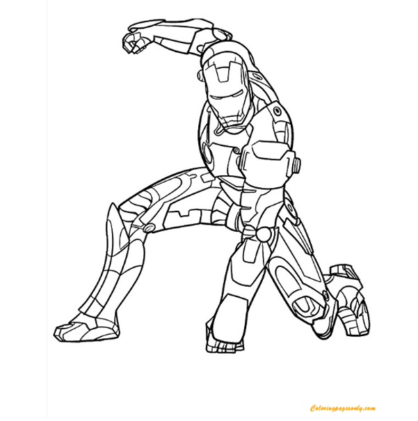 Iron Man Avengers Coloring Pages
