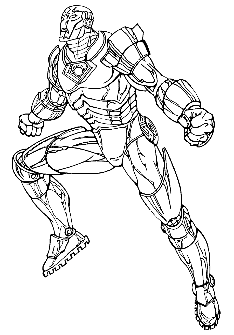 Iron Man Coloring Page