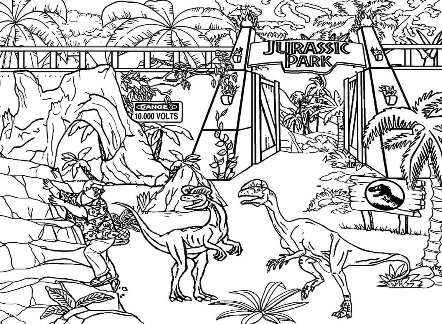 Jurassic World Indominus Rex Vs T Rex Coloring Pages