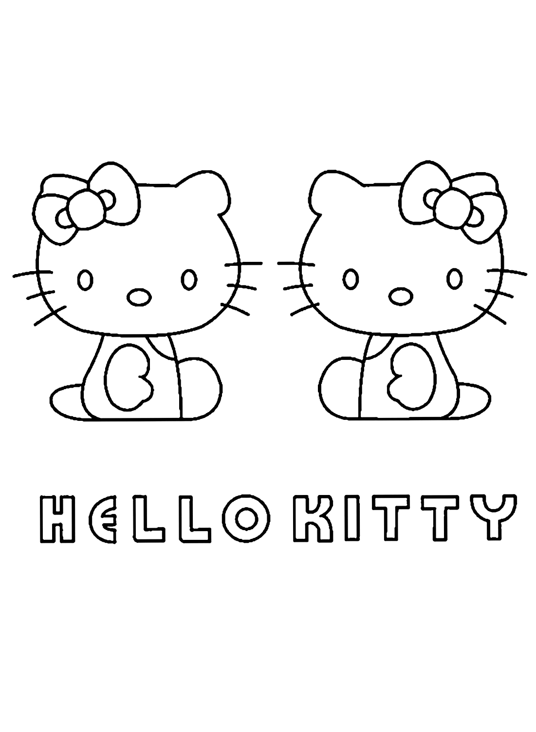 Kitty White et Mimmy de Hello Kitty