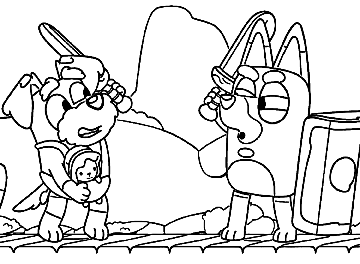 Knight Dogs Coloring Pages