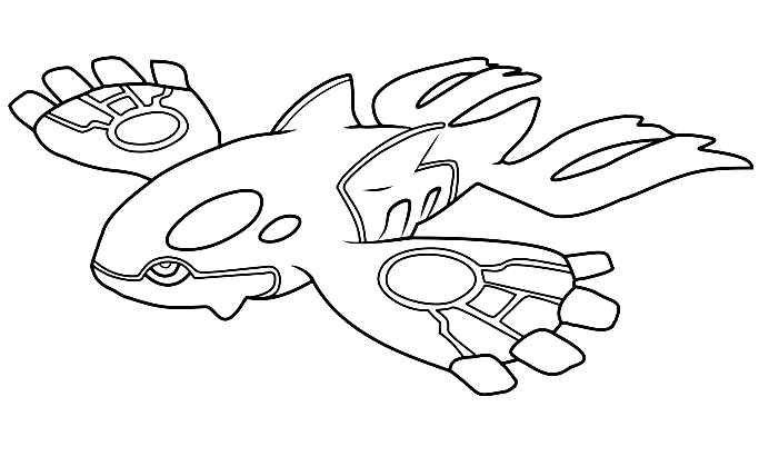 Kyogre Pokemon Malvorlagen