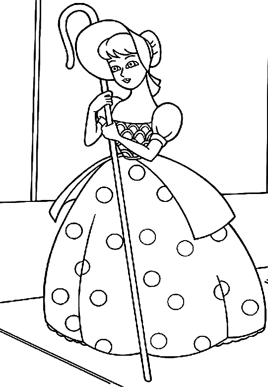 Lady Bo Peep uit Toy Story