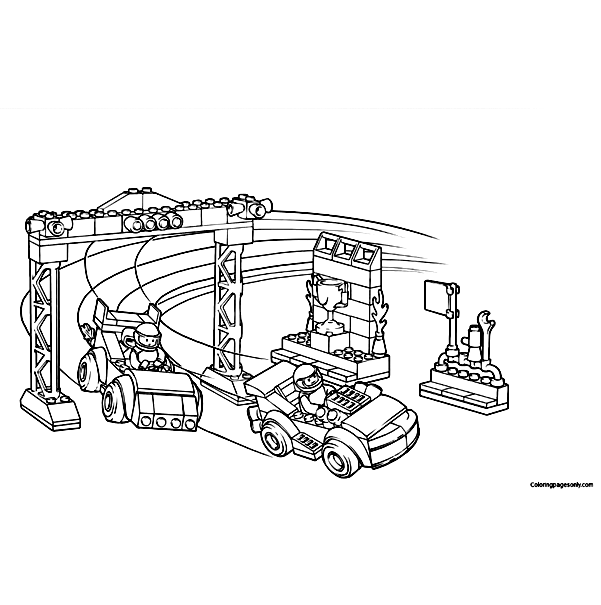 Lego City 2 Coloring Pages