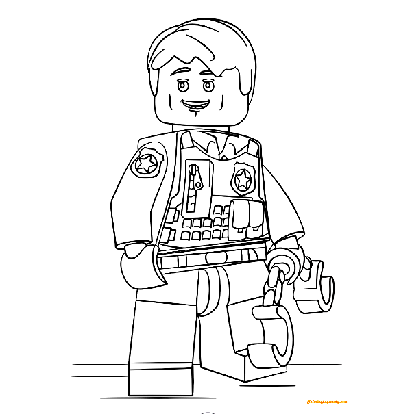 Lego City Undercover Coloring Pages
