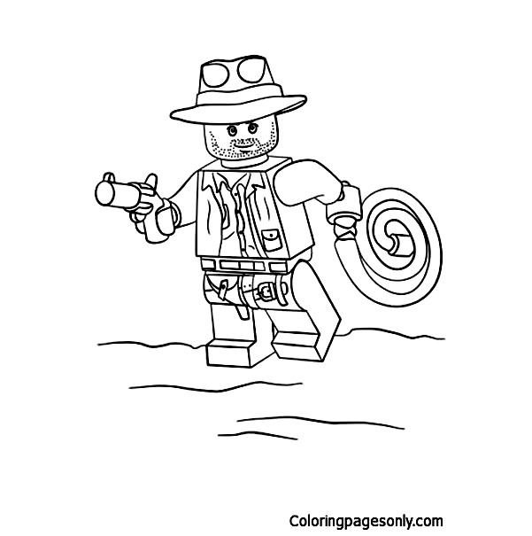 Lego Indiana Jones Coloring Pages