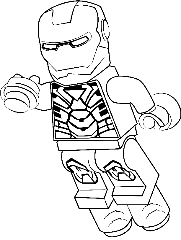 Lego Iron Man from Iron man