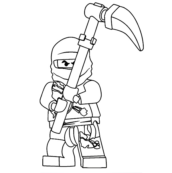 Lego Ninjago Cole Coloring Pages