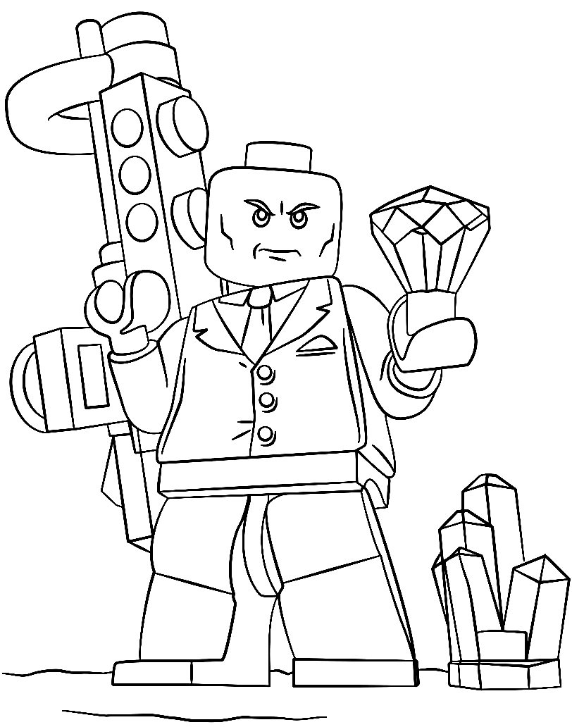 maxis lego coloring pages