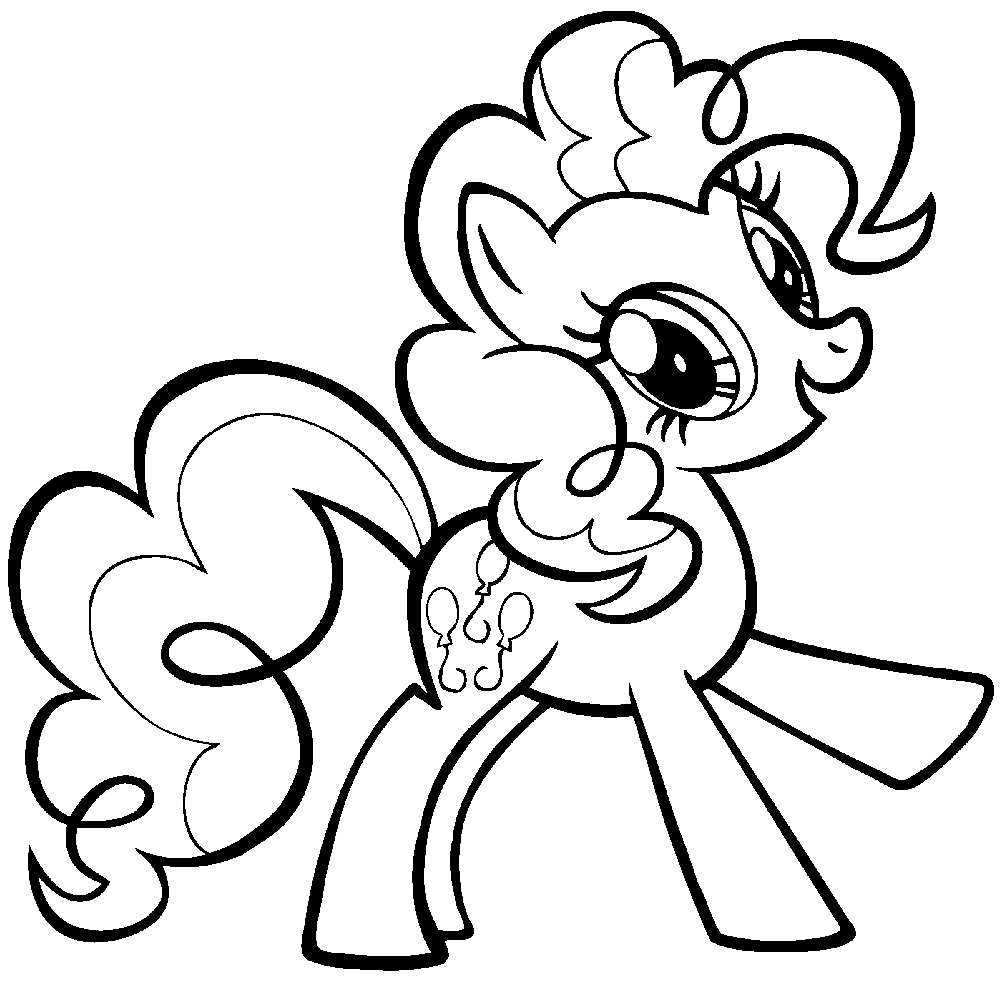 My Little Pony Pinkie Pie Coloring Page
