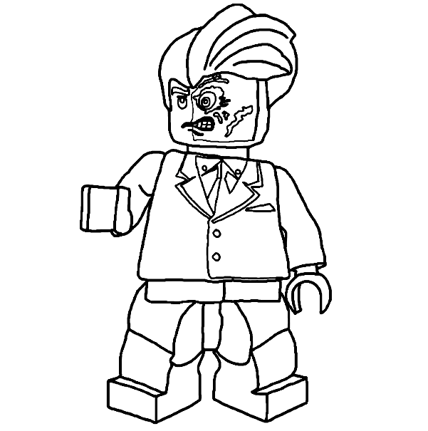 Outstanding Lego Superhero Coloring Pages