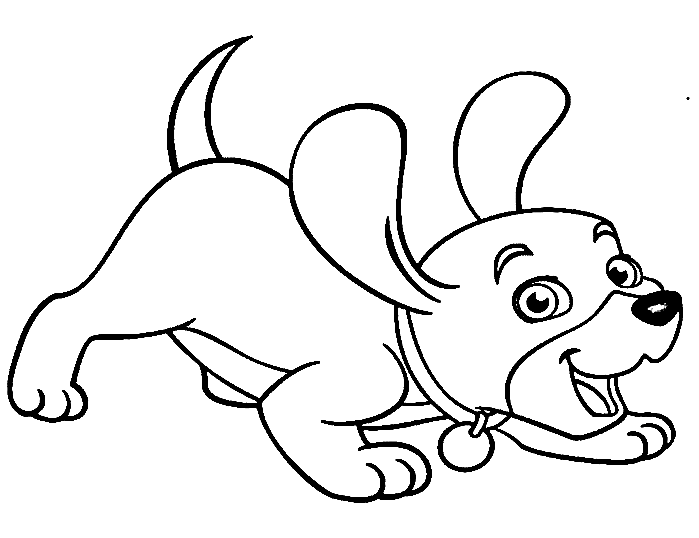 Puppy Lovely Coloring Page