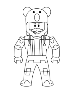 62 Roblox Bear Coloring Pages  Best Free