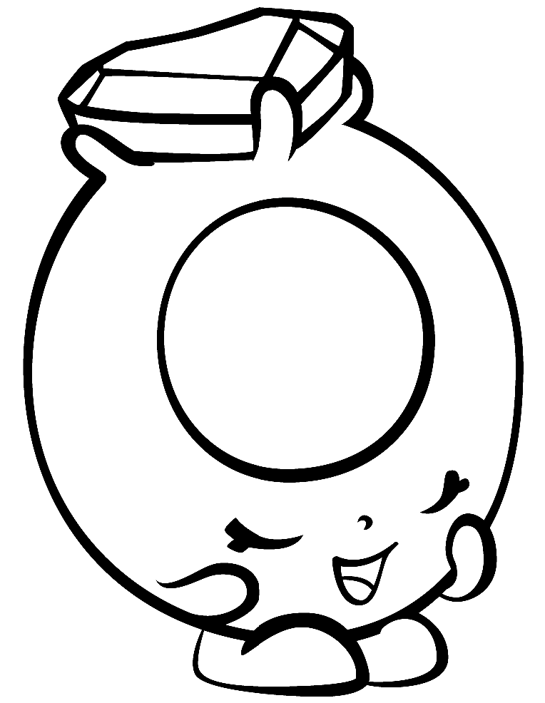 Ring A Rosie Shopkin Season 3 Coloring Page
