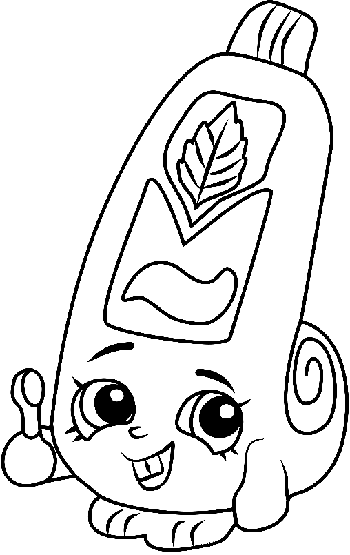 Scrubs Shopkins Coloring Pages