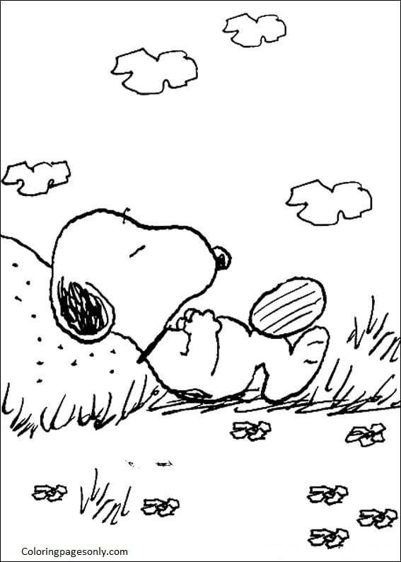 Snoopy duerme de Snoopy