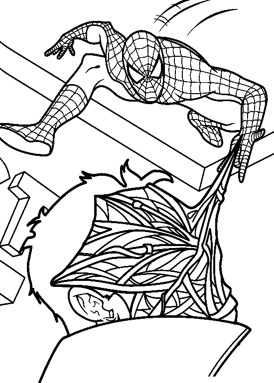 Spiderman 37 Coloring Page