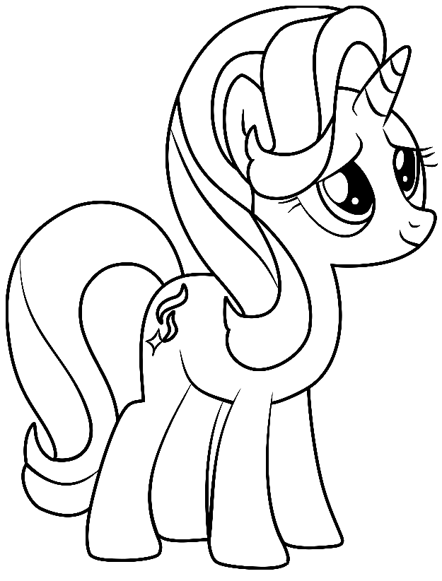 Starlight Luccichio dalla pagina da colorare di My Little Pony