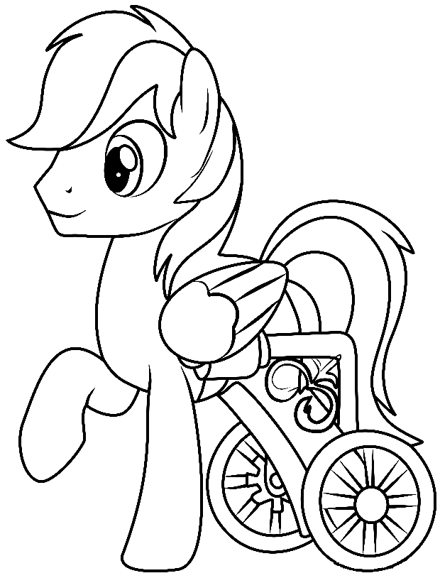 My Little Pony Coloring Page 中的 Stellar Eclipse