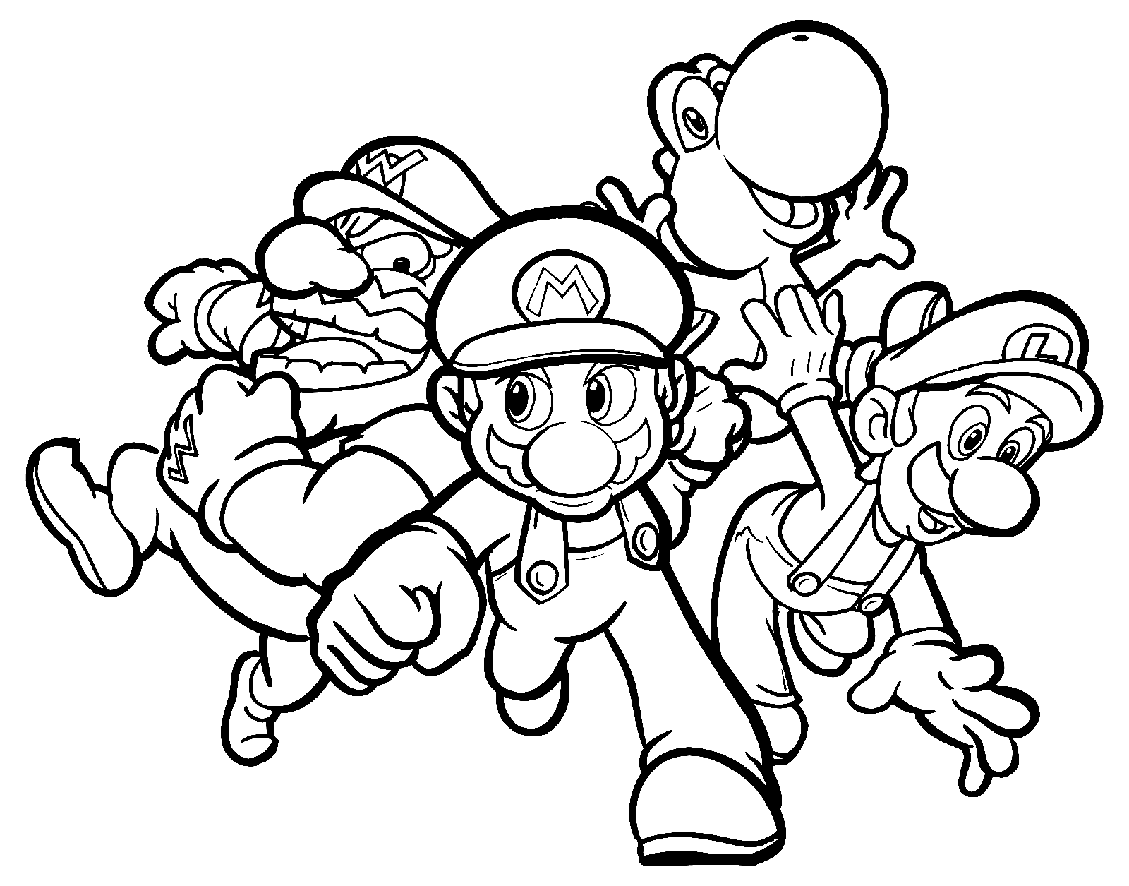 Mario Party Para Colorear