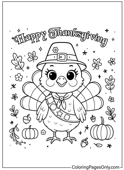 Thanksgiving Coloring Pages