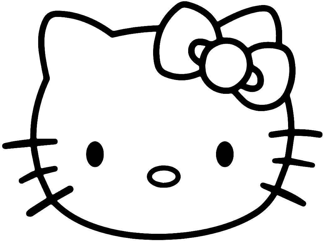 O rosto da Hello Kitty from Hello Kitty