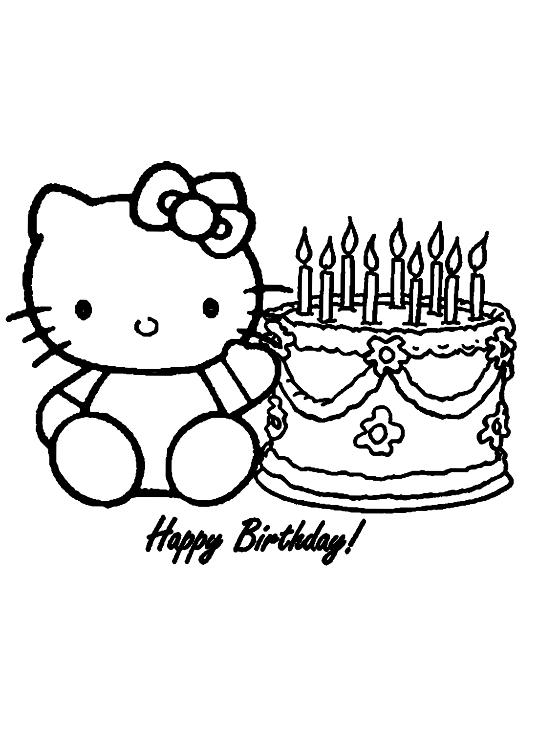 Поздравление с днем ​​рождения Hello Kitty от Hello Kitty