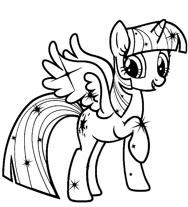 Twilight Sparkle Coloring Pages