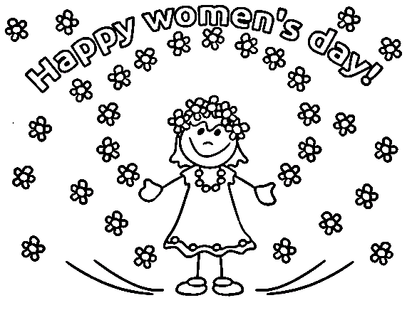Women s Day Coloring Pages