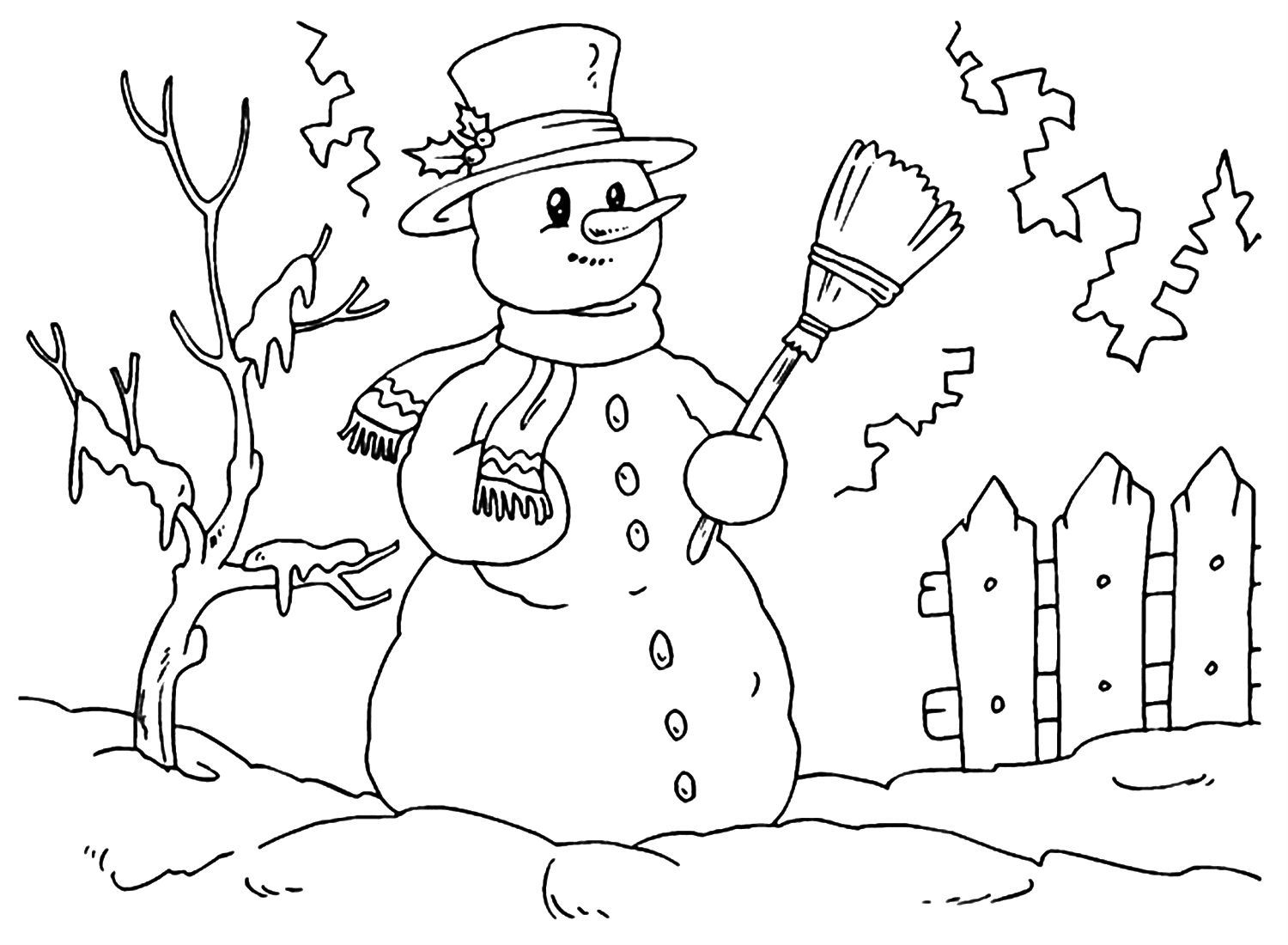 Un joyeux bonhomme de neige de Snowman