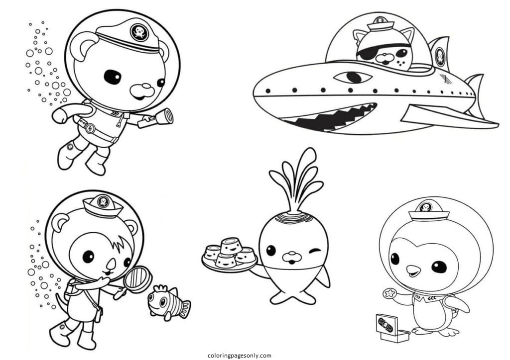 Octonauts Coloring Pages.