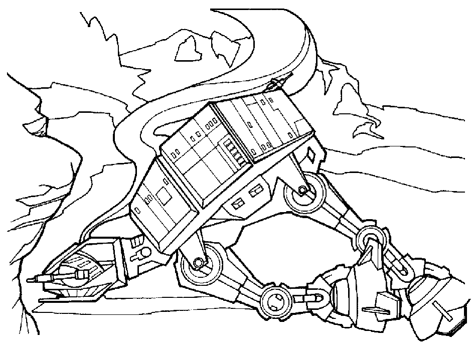 Angry bird starwars ship Coloring Page
