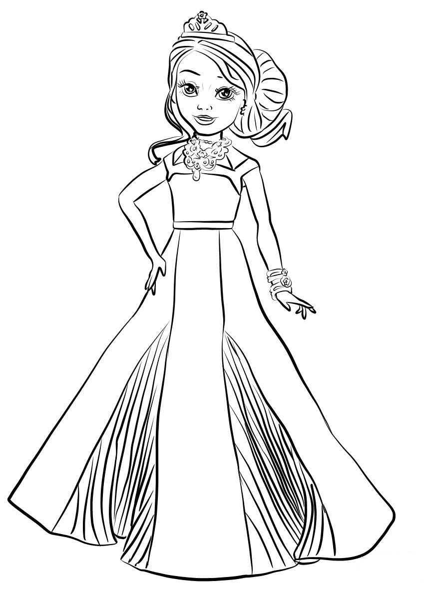 La princesse Audrey en robes de bal de Descendants de Descendants