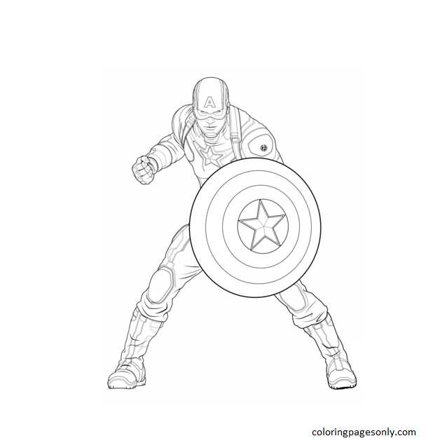 Avengers Captain America van Captain America