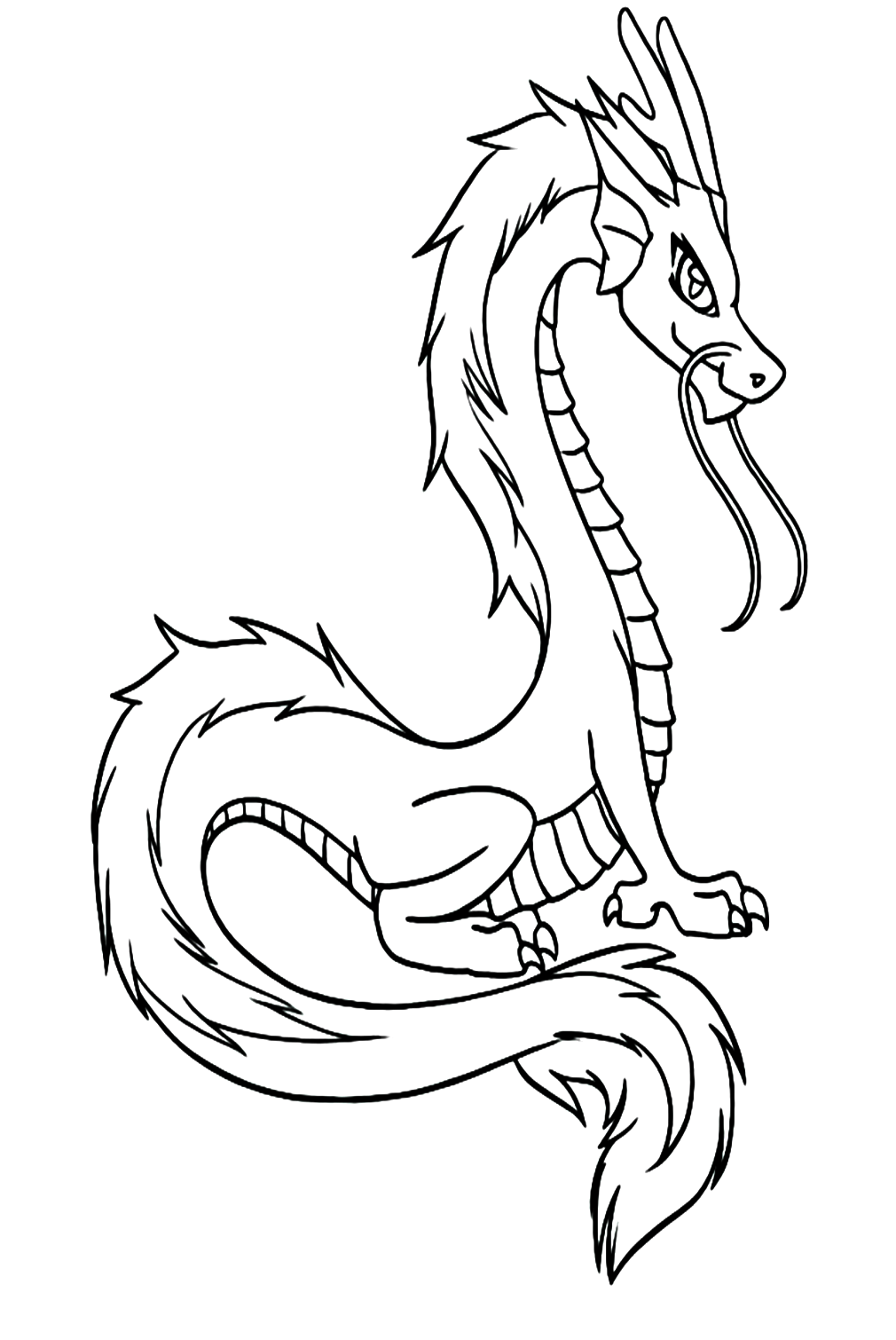 Best Dragon Coloring Sheet Coloring Pages - Dragon Coloring Pages ...