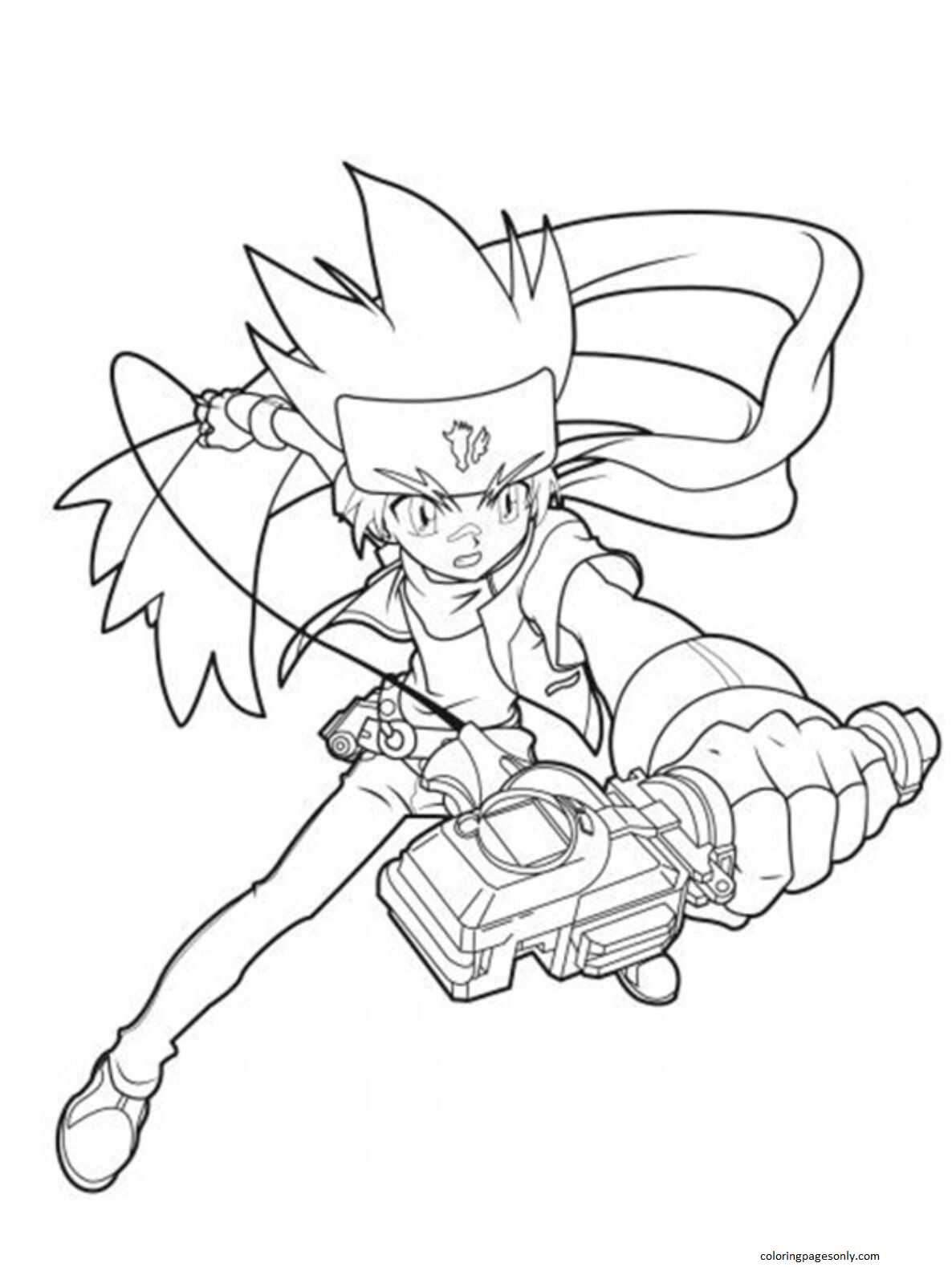 73 Beyblade Coloring Pages ColoringPagesOnly