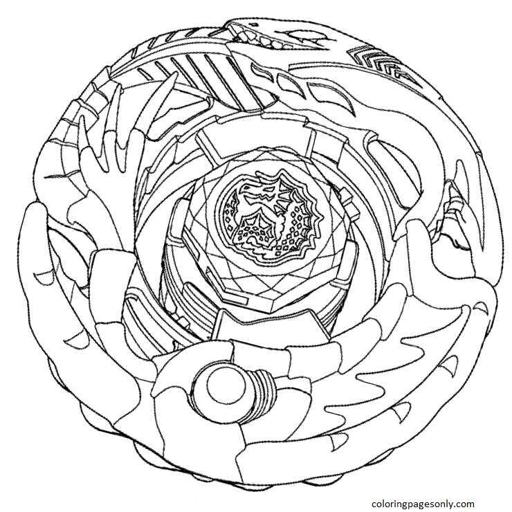 Beyblade Coloring Pages Pdf
