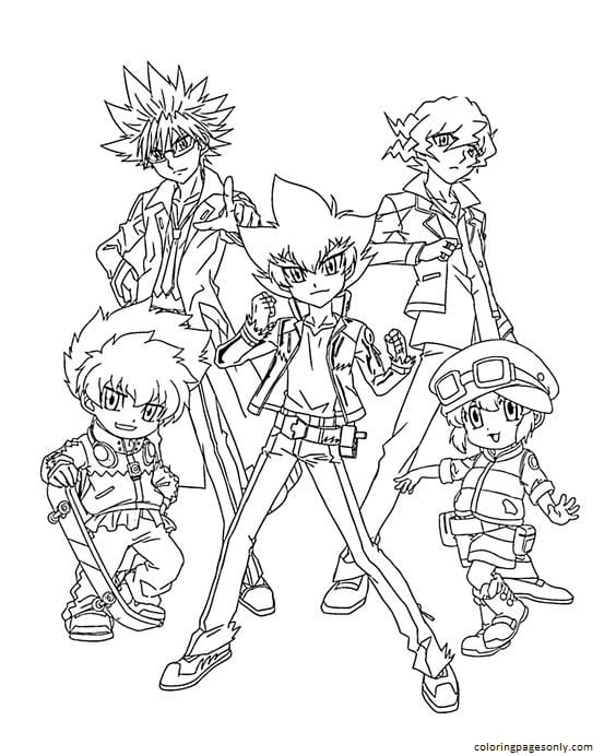 Beyblade Team Anime von Beyblade