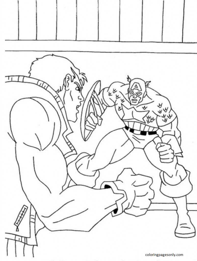 Captain America 3 Coloring Pages - Captain America Coloring Pages