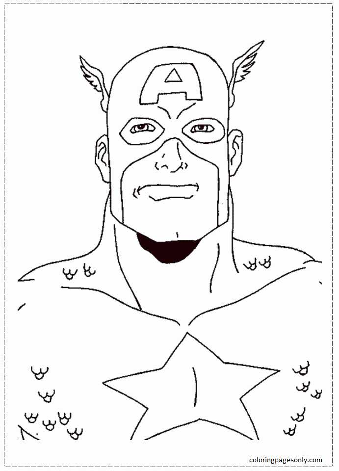Captain America 26 Coloring Pages